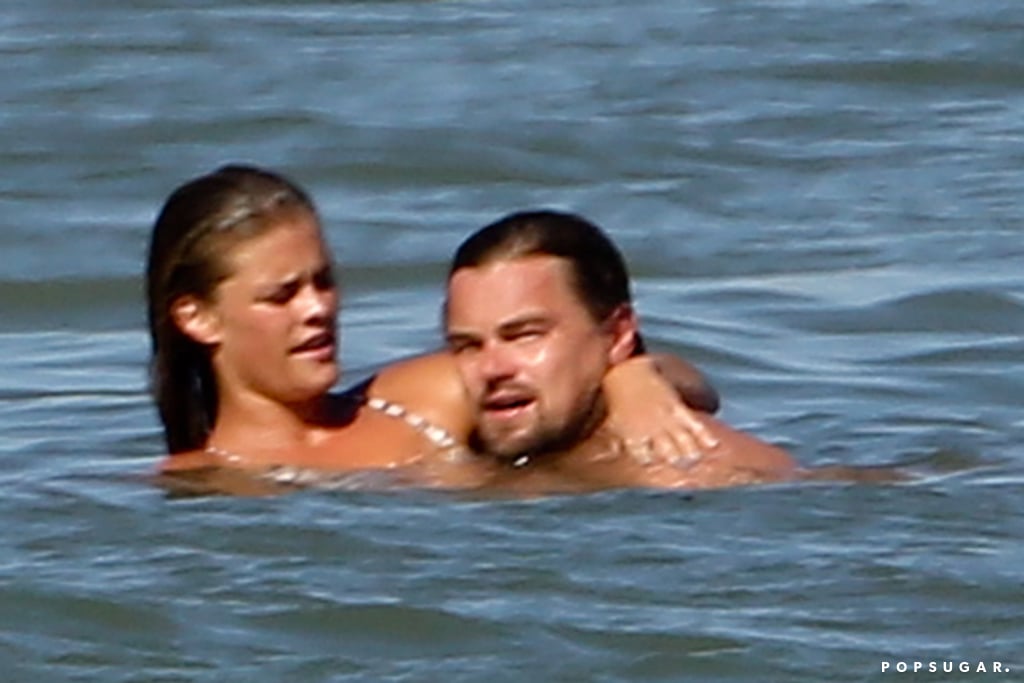 Leonardo Dicaprio And Nina Agdal Kissing On The Beach In La Popsugar Celebrity