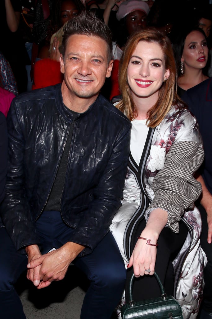 Pictured: Jeremy Renner and Anne Hathaway