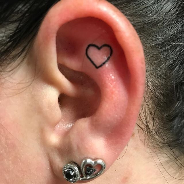 99+ Free Tattooed Heart Piercing Idea Tattoo Photos