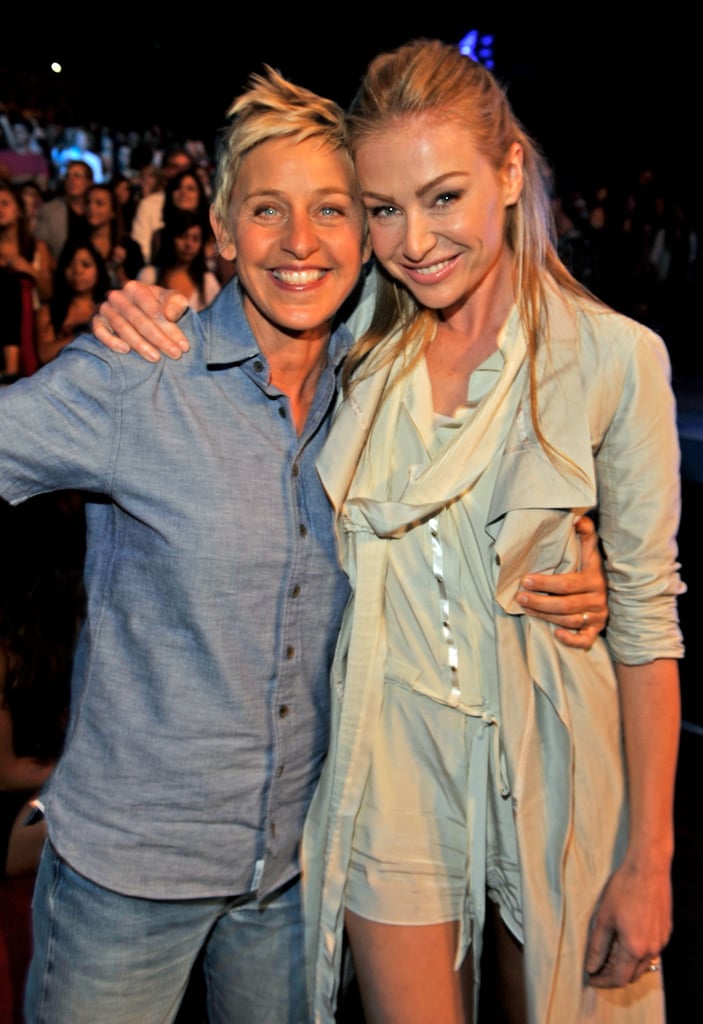 Cute Portia de Rossi and Ellen DeGeneres Pictures