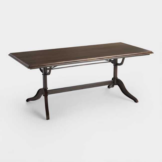 Wood and Metal Caylee Dining Table