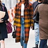 Style Your T-Shirt With: Jeans, Heels, and a Coat