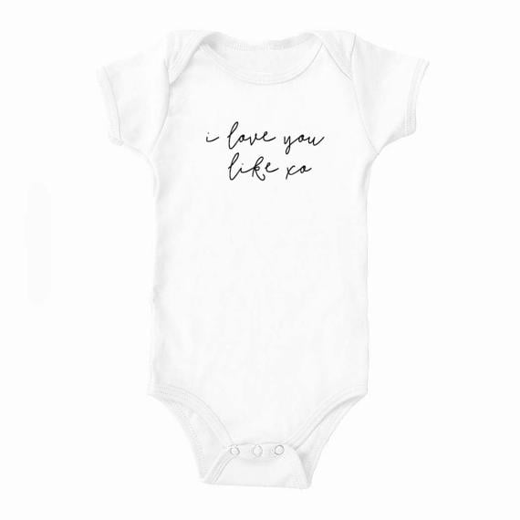 Love You Like XO Onesie