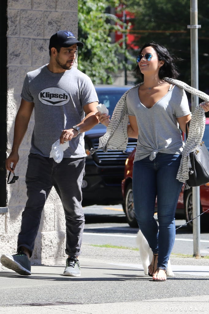 Demi Lovato and Wilmer Valderrama Hang Out in Vancouver
