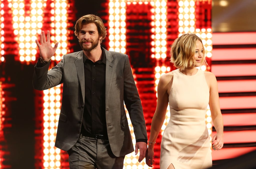 Jennifer Lawrence attends the German talk show <b>Wetten, dass . . ?</b>