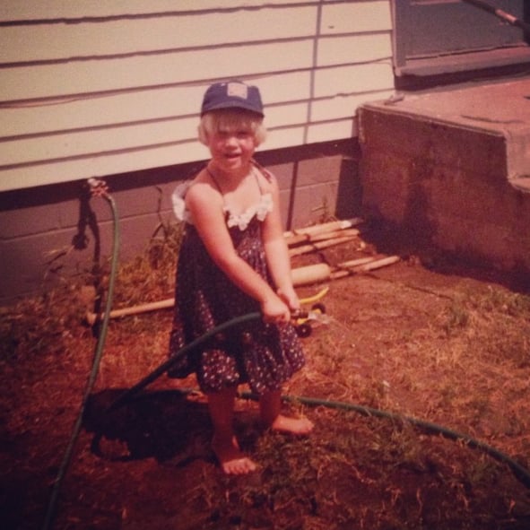 "I've obviously been dressing myself for a very long time. Don't be afraid to take risks people. #getyouryardworkon #tbt"