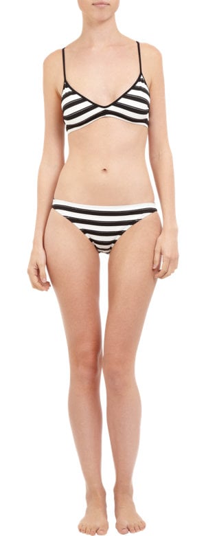 Chloé Striped Bikini Set ($320)
"Before the holidays are over you will inevitably be whisked off to a sun-kissed vacation spot. Make sure you are binkini-ready." — Simon Doonan