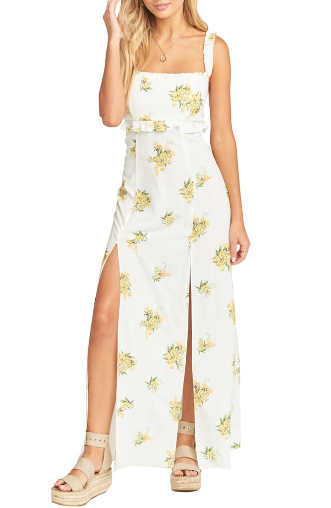 Show Me Your Mumu Bristol Floral Side-Slit Maxi Dress