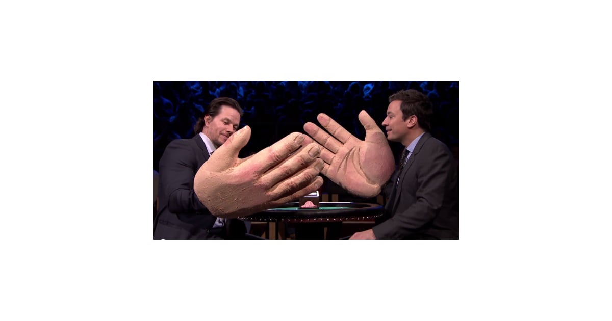 Mark Wahlberg And Jimmy Fallon Playing Slapjack Video Popsugar Entertainment 2018