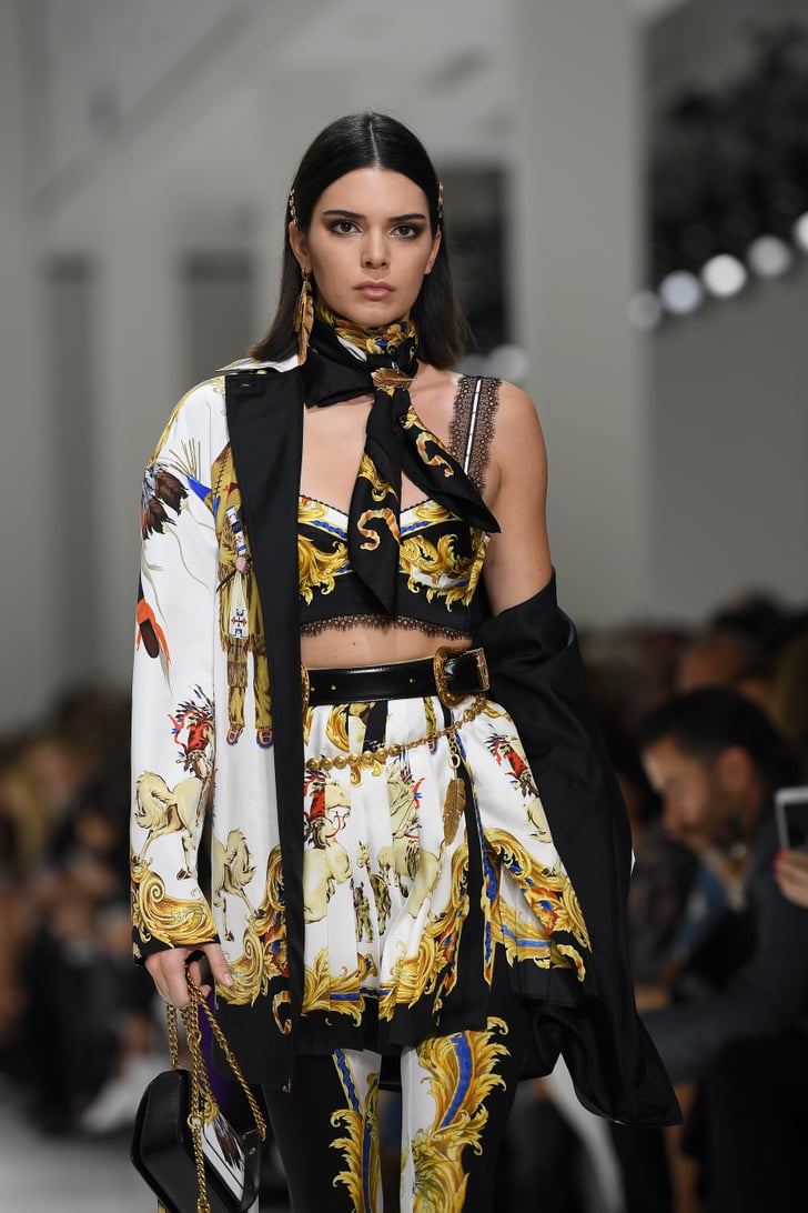 Versace Spring 2018 | Kendall Jenner's Best Runway Moments | POPSUGAR ...