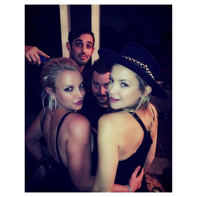 Britney Spears and Kate Hudson Hang Out 2015