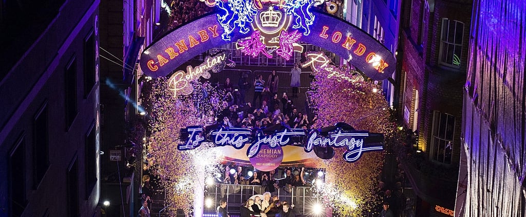 Queen Bohemian Rhapsody Lights on Carnaby Street in London