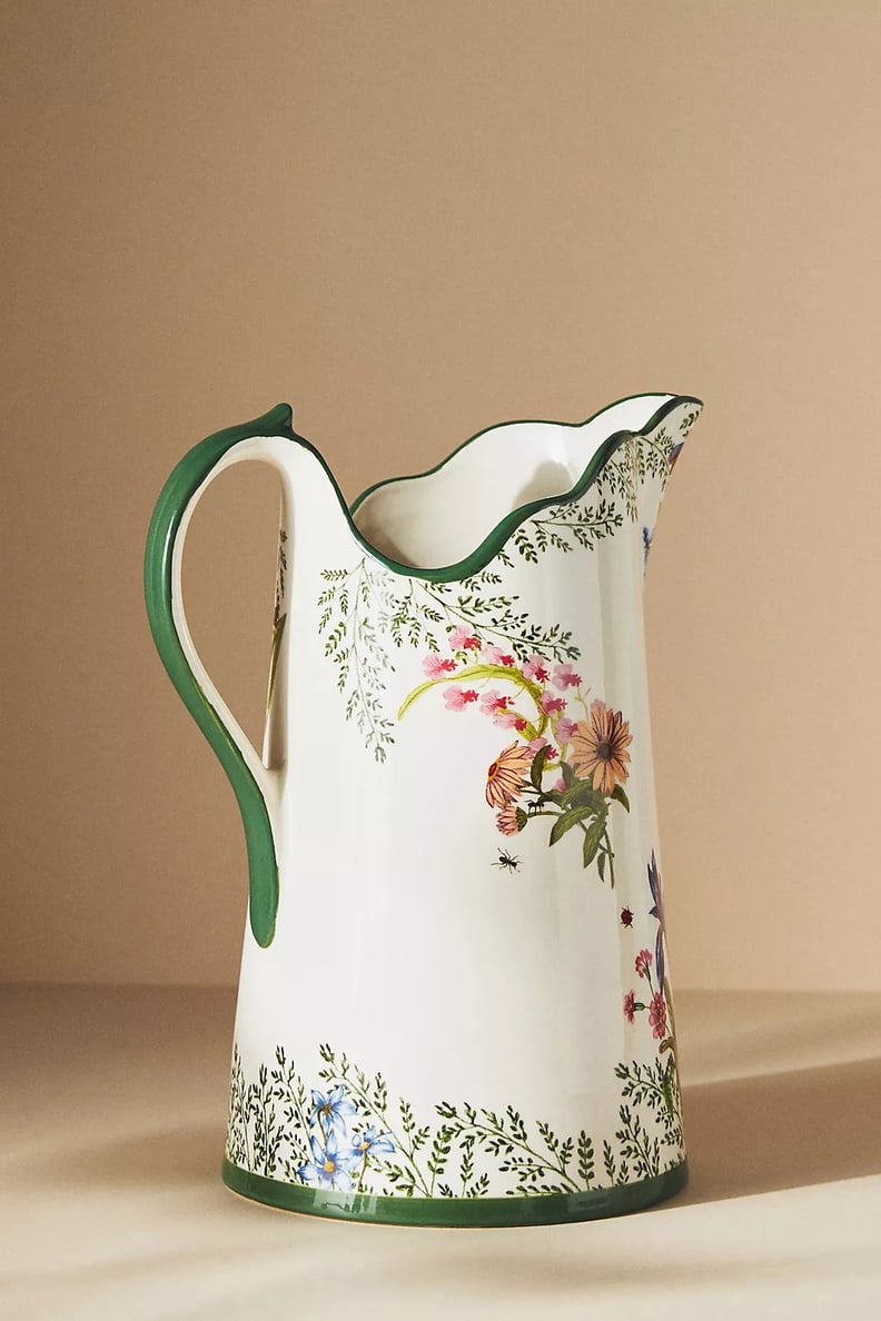 A Floral Pitcher