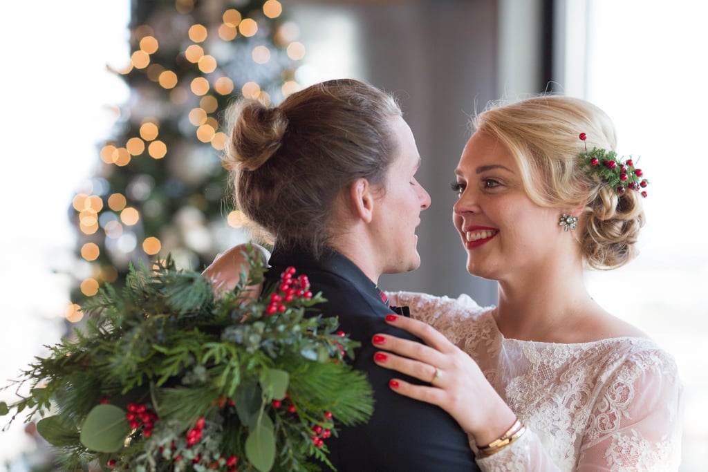 Plaid Holiday Wedding