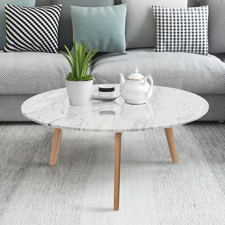 Iola Round Marble Coffee Table