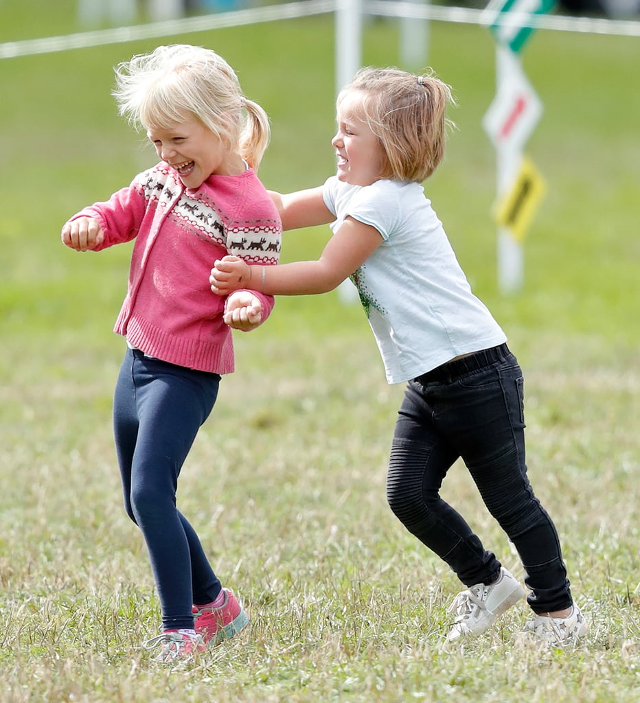 Isla Phillips and Mia Tindall