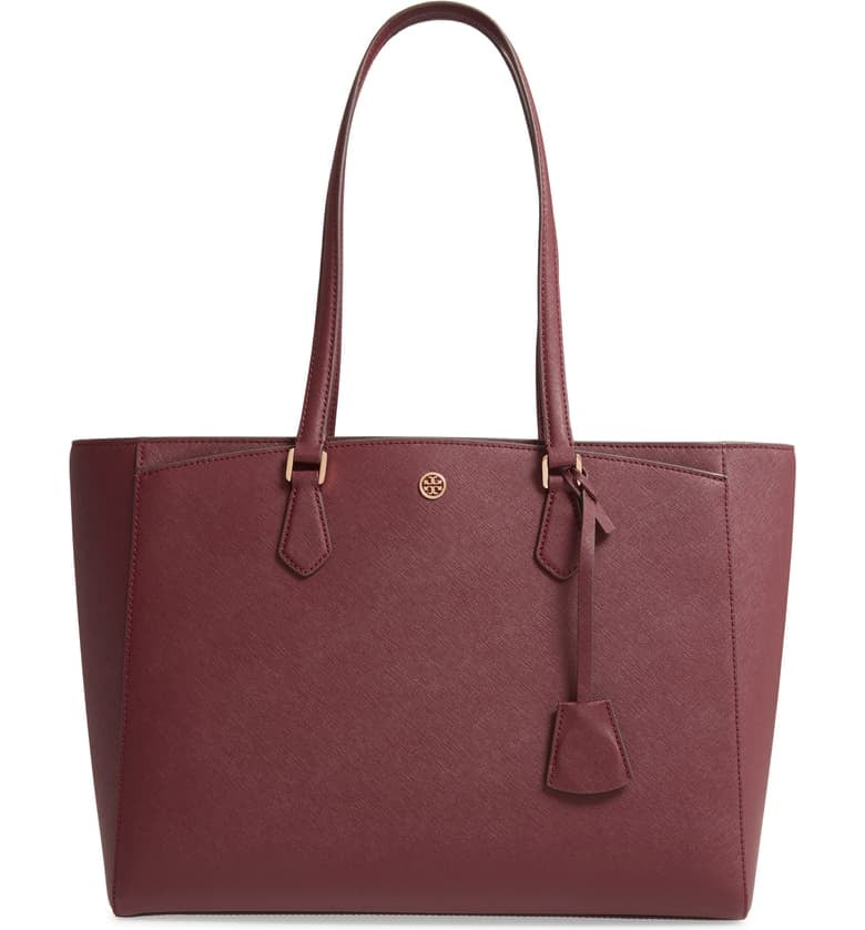 tory burch robinson saffiano leather tote