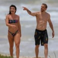 Shirtless Charlie Hunnam Splashes Around in Hawaii With a Mystery Brunette