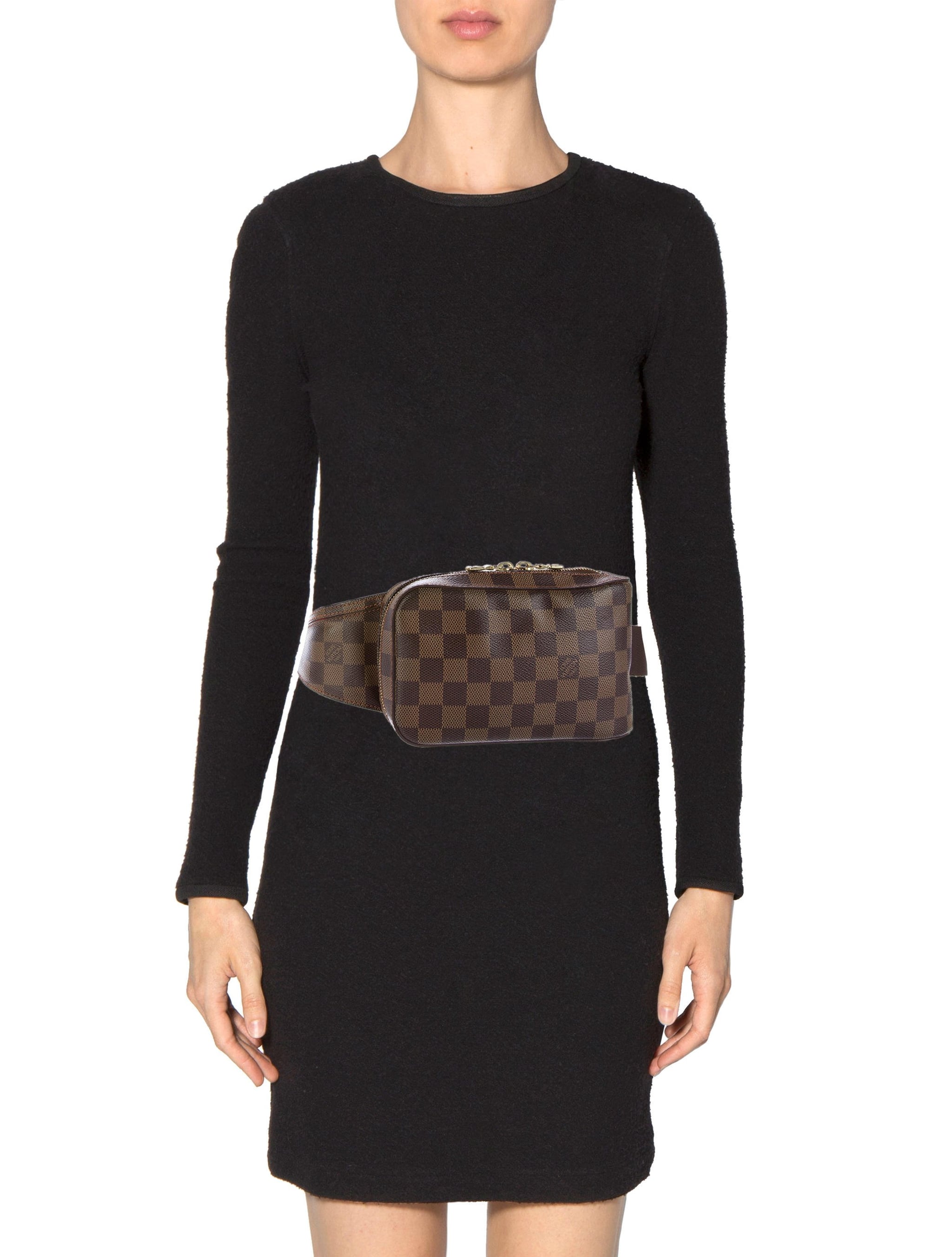 Louis Vuitton Discovery Bumbag Damier Graphite waist bag Fanny pack  eBay