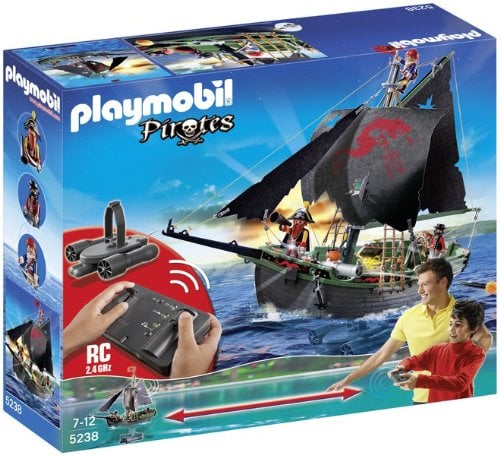 Playmobil Pirates Ship With Remote Control and Underwater Motor