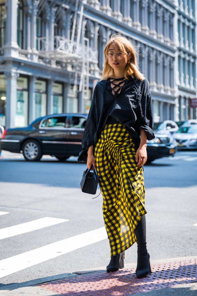 Asymmetrical Print Skirt + Top