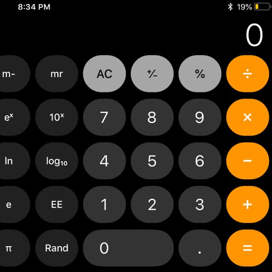 How to Put the iPhone Calculator Into Landscape Mode