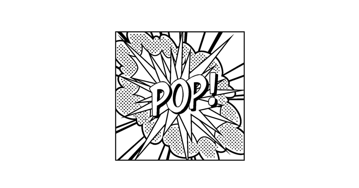Get the coloring page: Pop Art | Free Printable Adult Coloring Pages