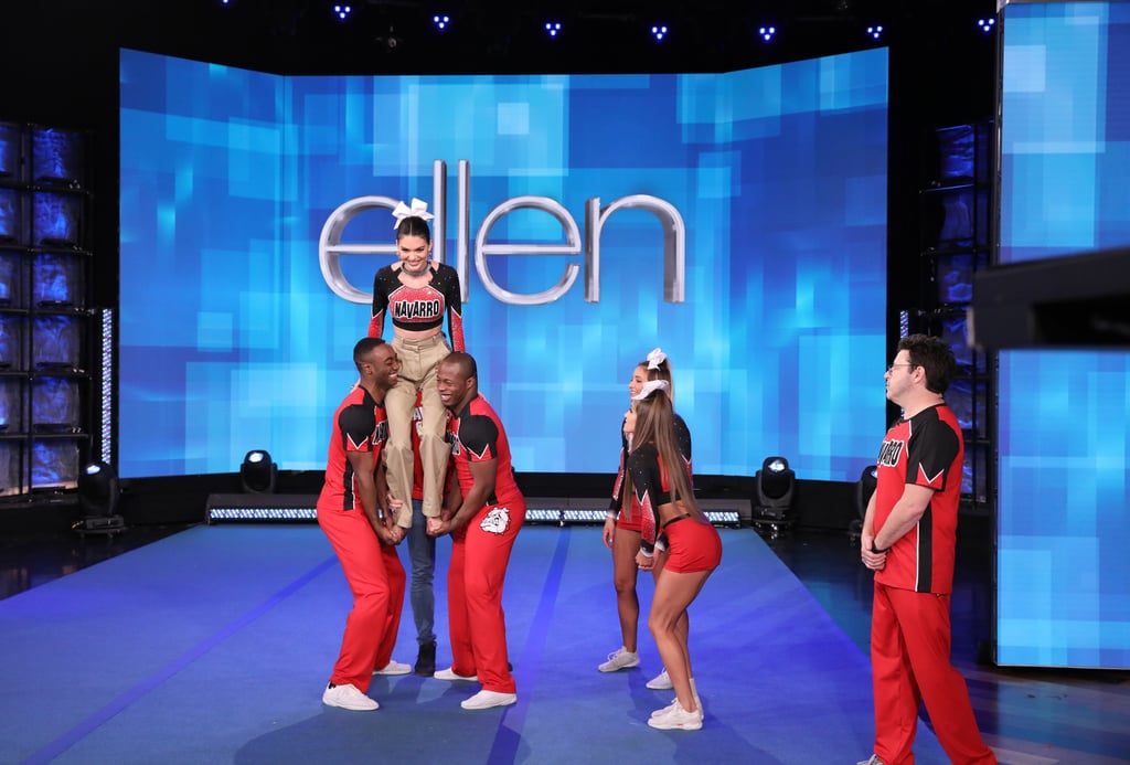 Kendall Jenner Learns a Cheer on The Ellen Show | Video