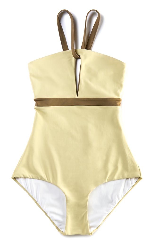 Le Sirenuse Marcele One-Piece Bicolor Suit (available at Le Sirenuse Hotel in Italy, $208)