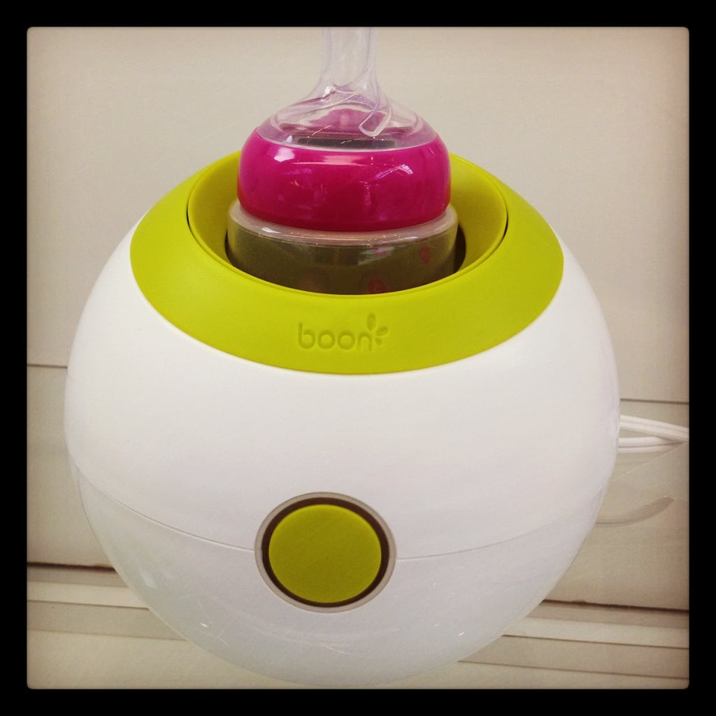 Boon's Orb will warm bottles and food jars using steam. New Kid and