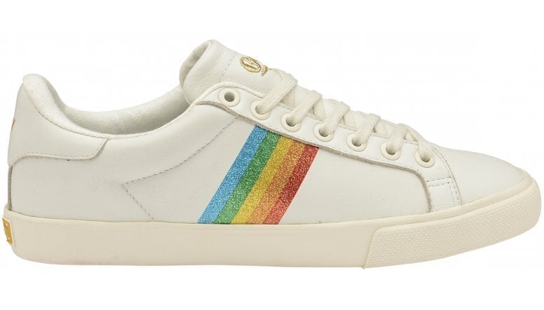 gola rainbow trainers white