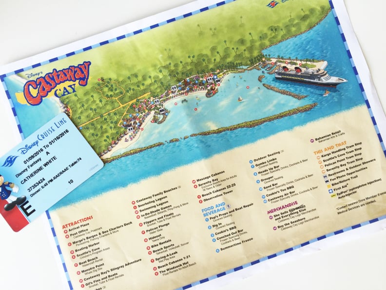 You can use your Key to the World card on Castaway Cay.