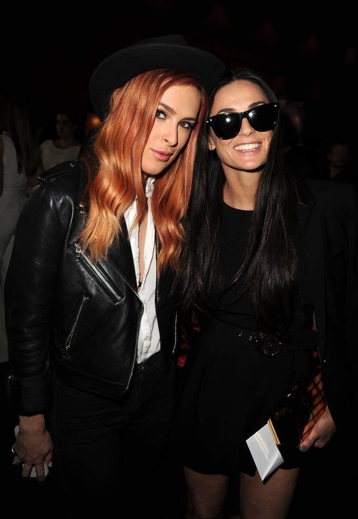 Demi Moore joined her daughter Rumer Willis at the LA premiere of Palo Alto on Monday.