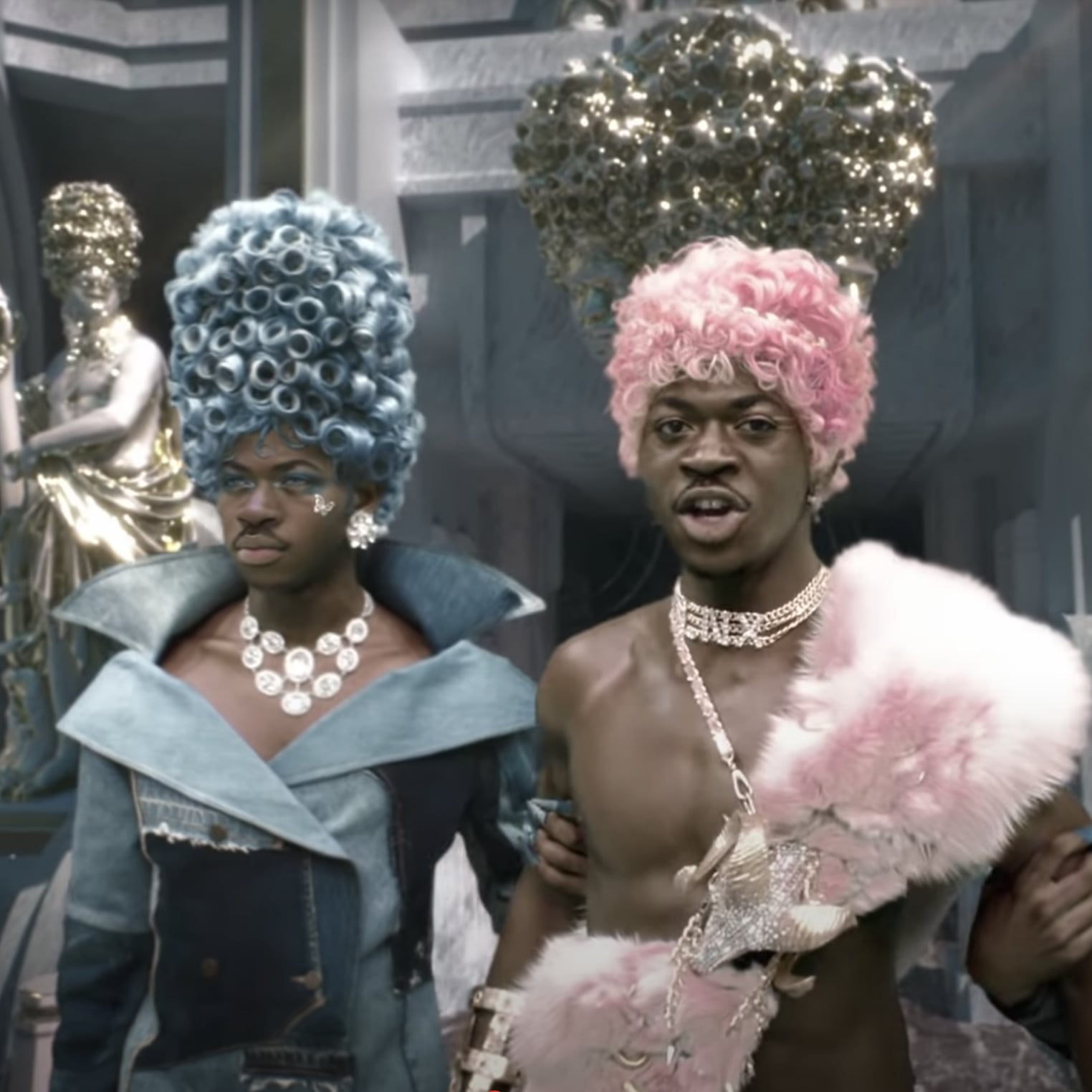 Beauty Looks From Lil Nas X S Call Me By Your Name Video Popsugar Beauty