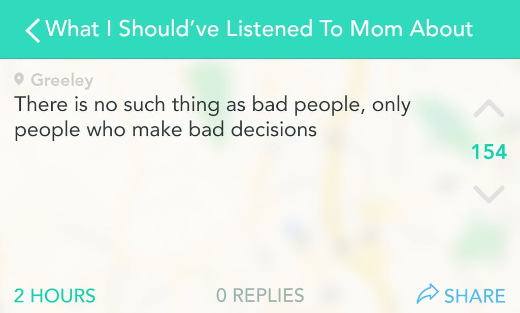 Bad choices happen sometimes.