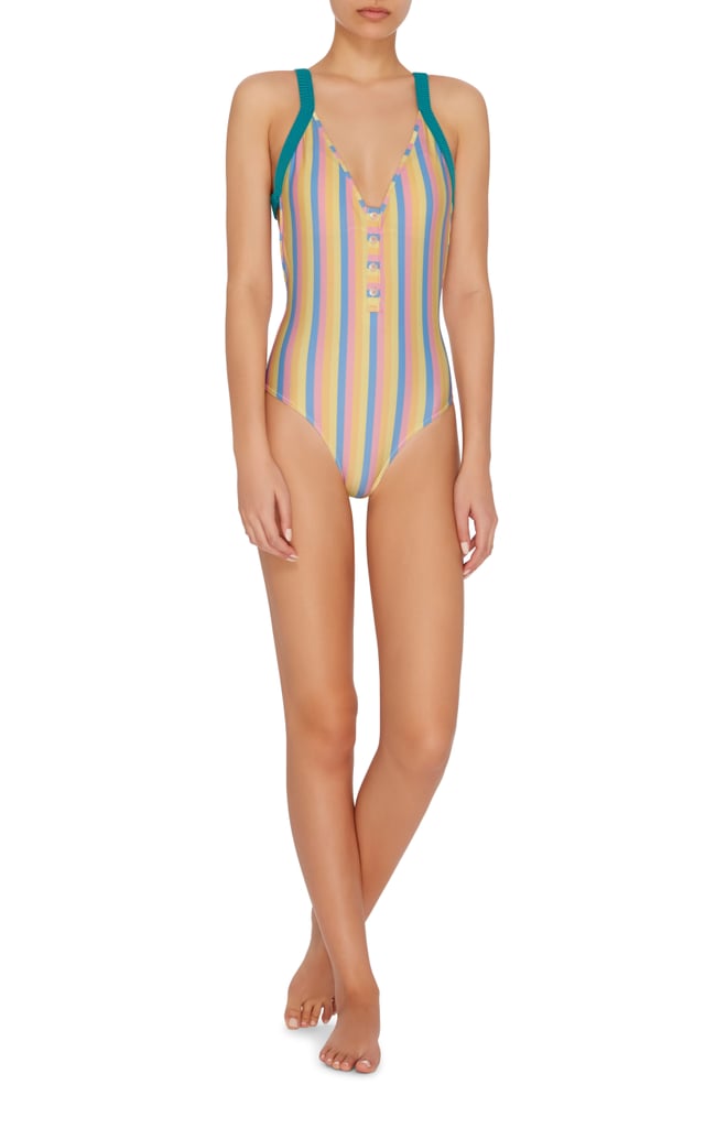 Rye Bizz Striped Swimsuit Swim Sales 2018 Popsugar Fashion Photo 12