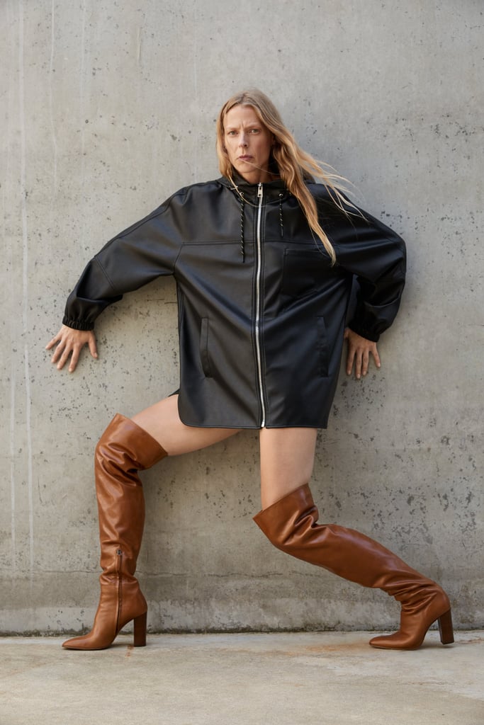 leather over knee boots uk