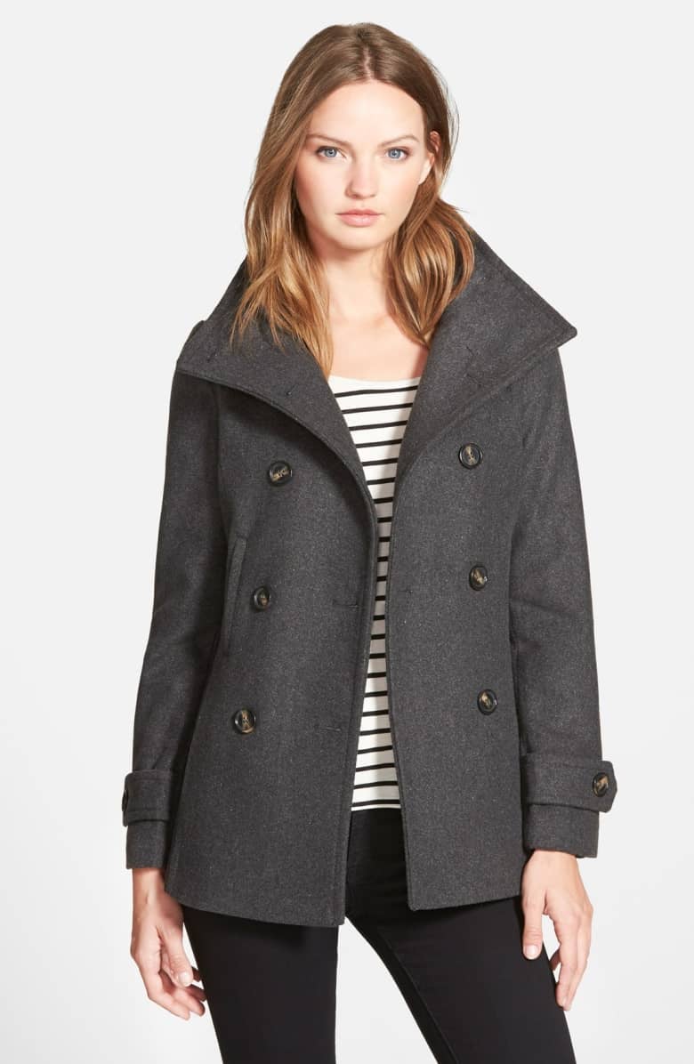 thread & supply double breasted peacoat