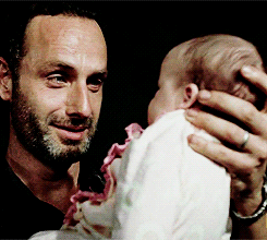 When Rick realizes she is the heir to his throne.