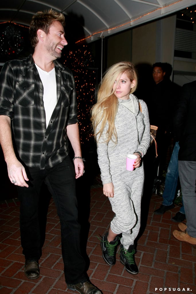 Avril Lavigne and Chad Kroeger Out in LA December 2015