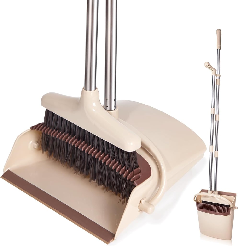 XXFLOWER Broom and Dustpan Set ($15, originally $20)
Sometimes the simplest swaps make the biggest difference. This sleek broom and dustpan set stands upright for easy storage and makes everyday tidying feel less like a chore.