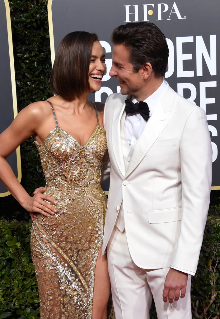 Bradley Cooper and Irina Shayk at the 2019 Golden Globes