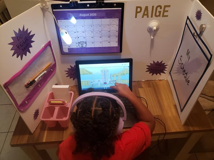 Hack For Giving Kids Dedicated Space While Learning At Home Popsugar Family