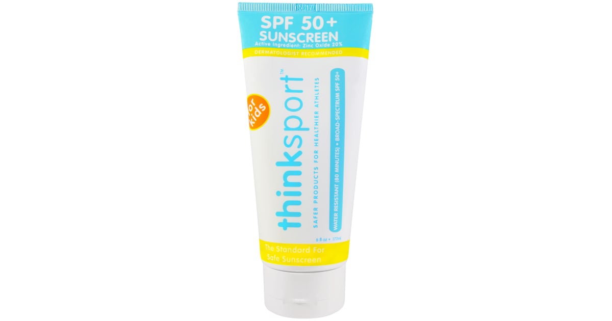 Thinksport Kid's Safe Sunscreen, SPF 50+ EWG Safest Sunscreens For