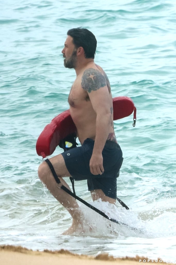 Ben Affleck Shirtless in Hawaii March 2018