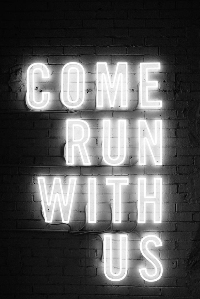 "Come Run With Us" iPhone Wallpaper