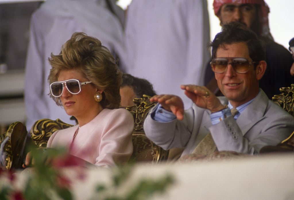 Diana's White-Rimmed Aviators