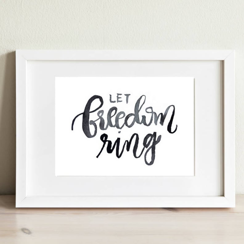 Let Freedom Ring print