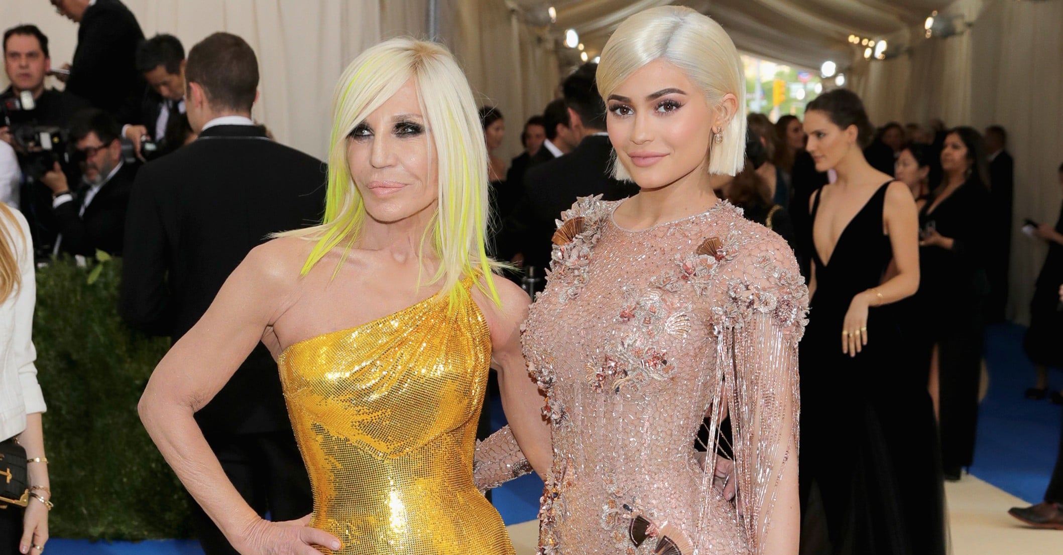Kylie Jenner's Met Gala 2017 Look Features Versace Dress & Bleach