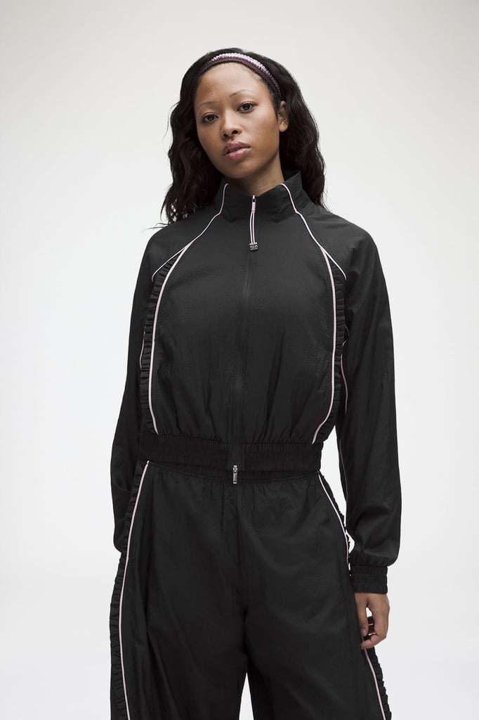 Ganni x Lululemon Ruffle-Trim Textured Jacket